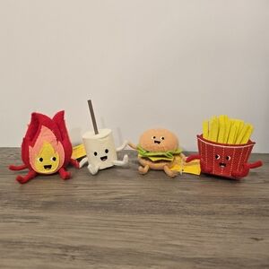 Sun Squad Fire Marshmellow And Cheese Burger And Fry Decor